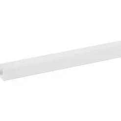 U-profiel kunststof 15x18mm wit 260cm