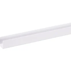 Wandpanelen|Kunststofprofielen > Geen U-profiel 2600 x 18mm wit