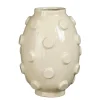 Vaas beige - l28xb28xh38,5cm