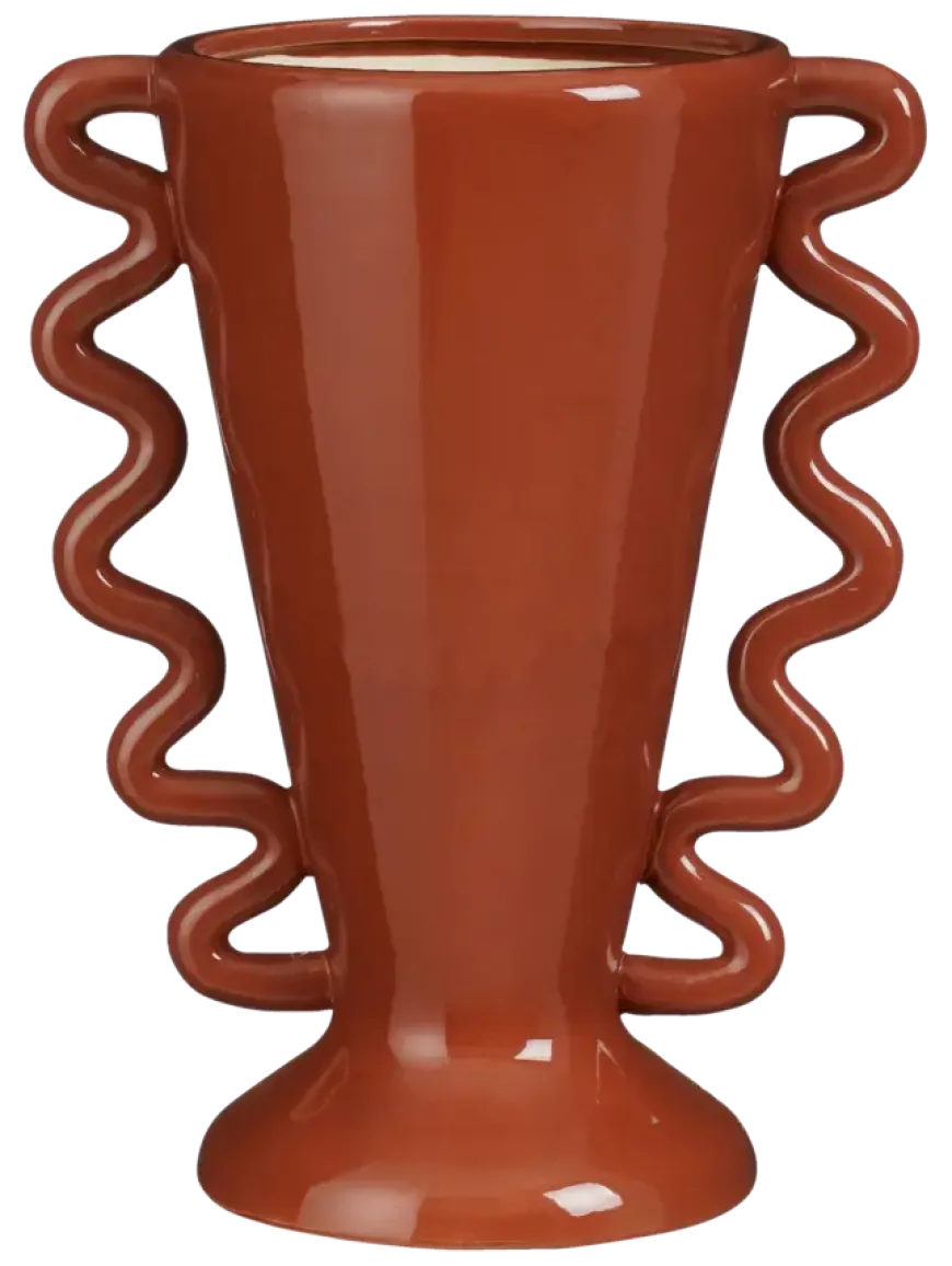 Vaas bruin - l31xb20,5xh39cm