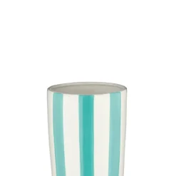 Vaas met strepen blauw