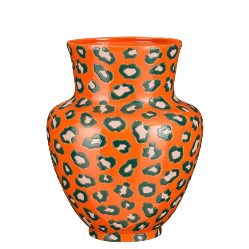 Vaas oranje - h37xd29cm