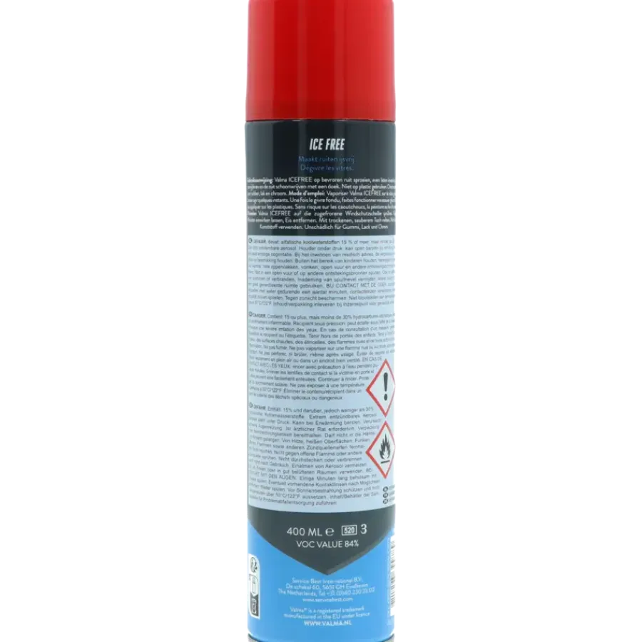 Auto Reinigings- & Poetsmiddelen > Valma IJsvrij W15 400ml