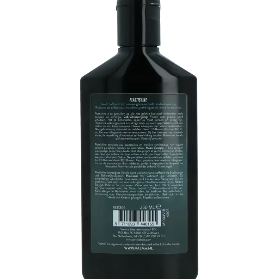 Auto Reinigings- & Poetsmiddelen > Valma Plastishine A30S 250ml