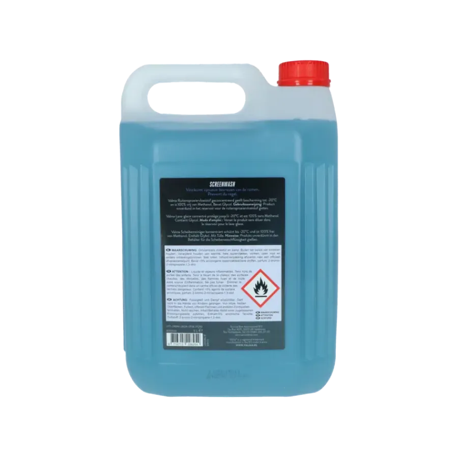 Auto Onderhouds- & Smeermiddelen|Zomer- & Winterartikelen > Valma ruitensproeiervloeistof winter 5 liter