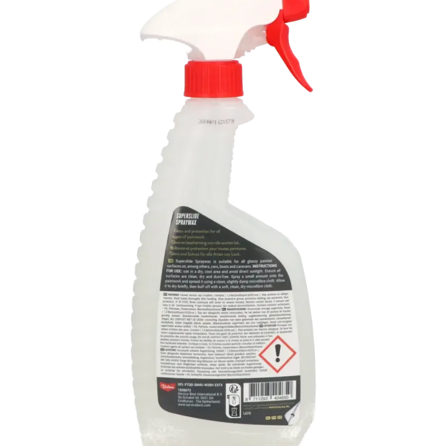 Auto Reinigings- & Poetsmiddelen > Valma superslide spray wax 500 ml