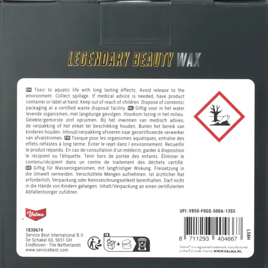 Auto Reinigings- & Poetsmiddelen > Valma ultimate legendary beauty wax
