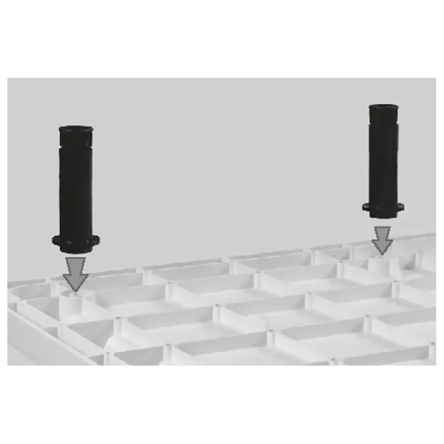 Van Marcke Helion potenset voor douchebak voor 80x80 / 90x90