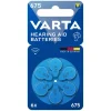 Batterijen > Varta 675 Acoustic Special hoortoestel batterijen type 675 blauw 6 stuks
