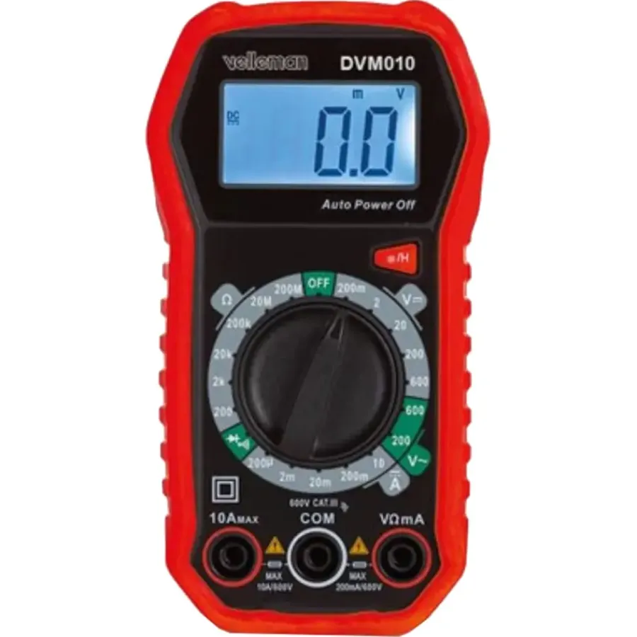 Meetapparatuur > Geen Velleman Multimeter Basic CAT3 600V