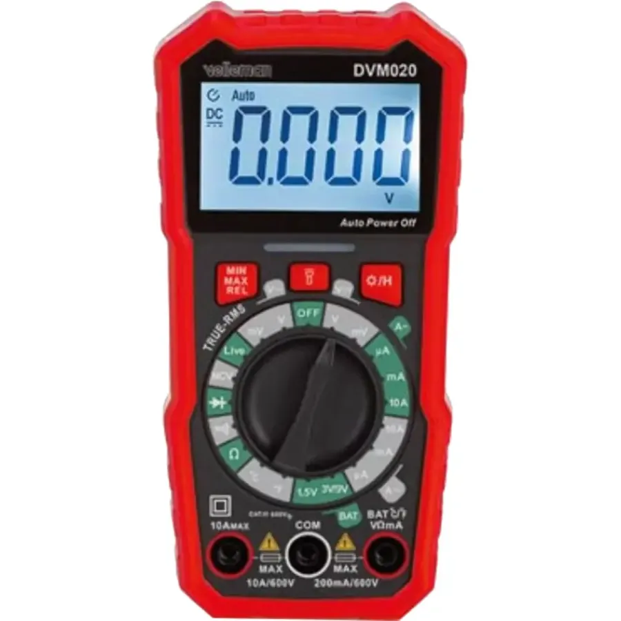 Meetapparatuur > Geen Velleman Multimeter Prof CAT3 600V