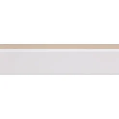Vensterbanklat recht MDF wit gegrond 18x40 mm lengte 260 cm