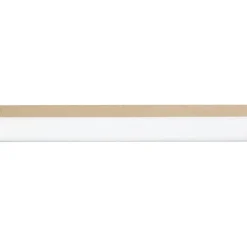 Vensterbanklat rond MDF wit gegrond 25x28 mm lengte 260 cm