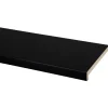 Vensterbank MDF zwart 250x20cm 28mm