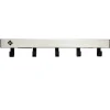 Vepa Bins Pro-line wandkapstok met 5 haken - grijs / zwart