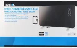 Verwarmingspaneel 1500W zwart