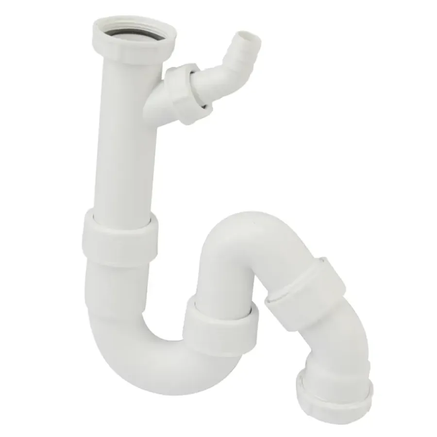 Afvoerbuizen & Hulpstukken > Viega Universele Sifon 6/4x40mm Wit