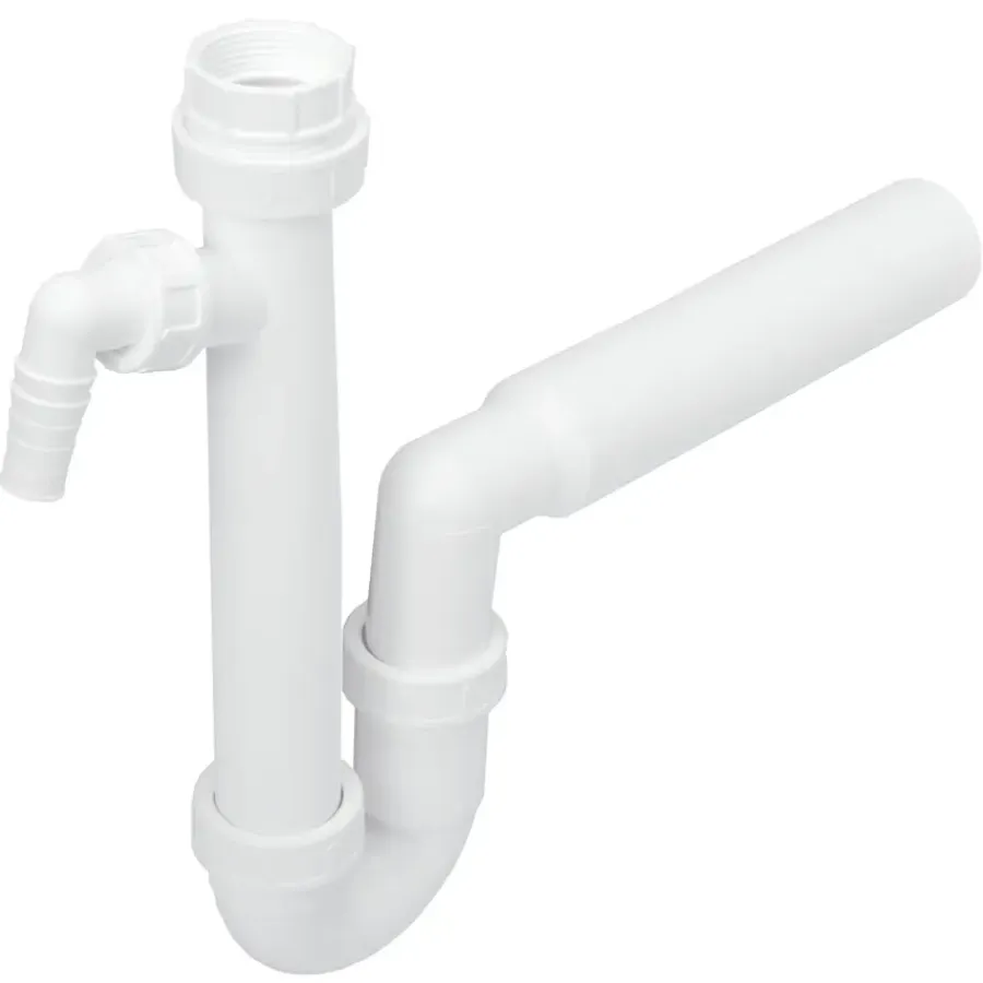 Afvoerbuizen & Hulpstukken > Viega Universele Sifon 6/4x40mm Wit