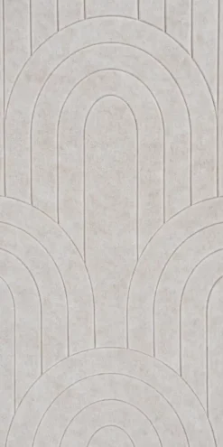 Viltpanelen|Wandpanelen > Silentlines Viltpaneel gebogen lijnen beige 60x30 cm 4 stuks