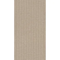 Viltpanelen|Wandpanelen > Silentlines Viltpaneel rechte lijnen taupe 120x52 cm