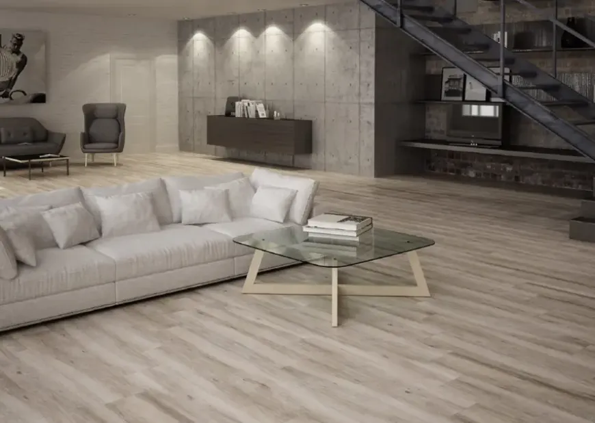 Vloertegel Atelier Taupe 23.3x120 cm - 1.68 m² per pak