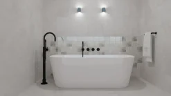 Vloertegel Eterna 60 x 119,8 cm keramiek grijs 1,44 m²