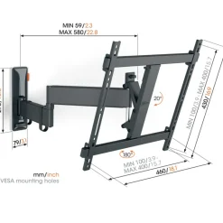 TV & Hifi Steunen > Vogel's TVM 3445 Full-Motion+ M 32 tot 65 inch