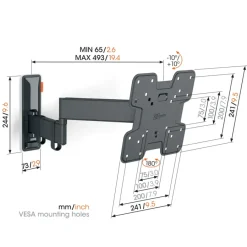 TV & Hifi Steunen > Vogel's TVM 3245 Full-Motion+ S 19 tot 43 inch
