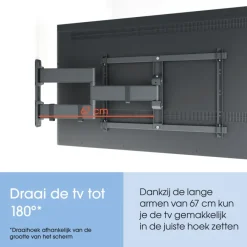 TV & Hifi Steunen > Vogel's TVM 3845 Full-Motion+ XL 55 tot 100 inch