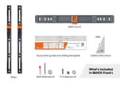 TV & Hifi Steunen > Vogel's TV-steun Fixed L - 40 t/m 100 inch