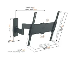 TV & Hifi Steunen > Vogel's TV-steun Full motion+ M - 32 t/m 65 inch