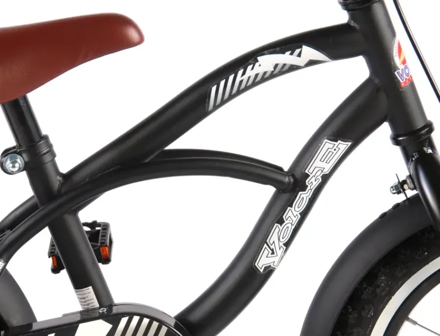Kinderfietsen > Volare Black Cruiser 14 Inch kinderfiets