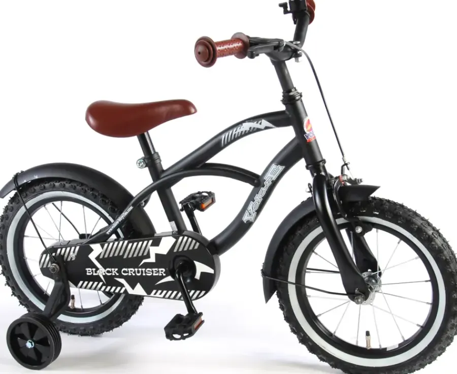 Kinderfietsen > Volare Black Cruiser 14 Inch kinderfiets