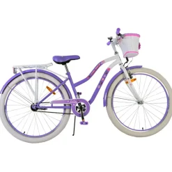 Kinderfietsen > Volare Lovely kinderfiets paars wit 26 inch