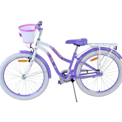 Kinderfietsen > Volare Lovely kinderfiets wit paars 24 inch