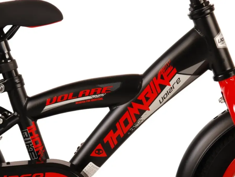 Kinderfietsen > Volare Thombike kinderfiets zwart 12 inch