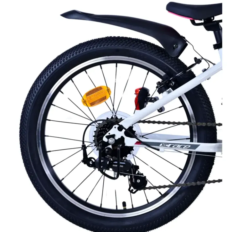 Kinderfietsen > Volare XC Race kinderfiets wit 20 inch