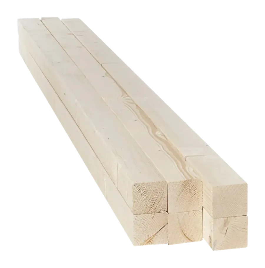 Vuren Ruw > TPA Voordeelpak geschaafd vuren 44 x 44mm lengte 270cm 6 stuks