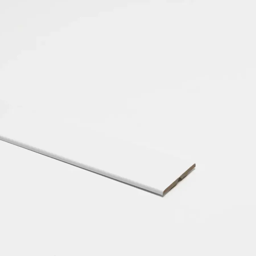 Houtenprofielen > Geen Vouwhoek mdf Ecoline kristalwit 260 cm