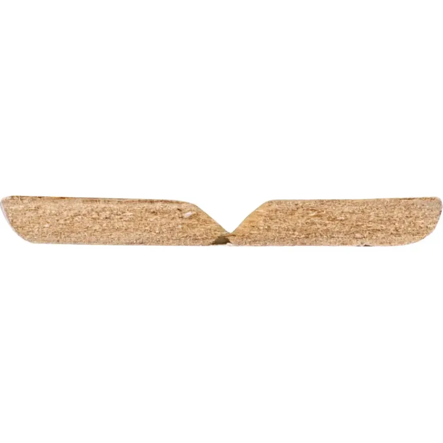 Houtenprofielen > Geen Vouwhoek zelfklevend MDF wit fineer 20x20 mm lengte 260 cm
