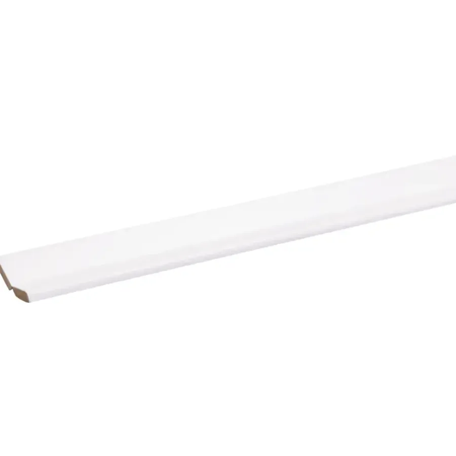 Houtenprofielen > Geen Vouwhoek zelfklevend MDF wit fineer 20x20 mm lengte 260 cm