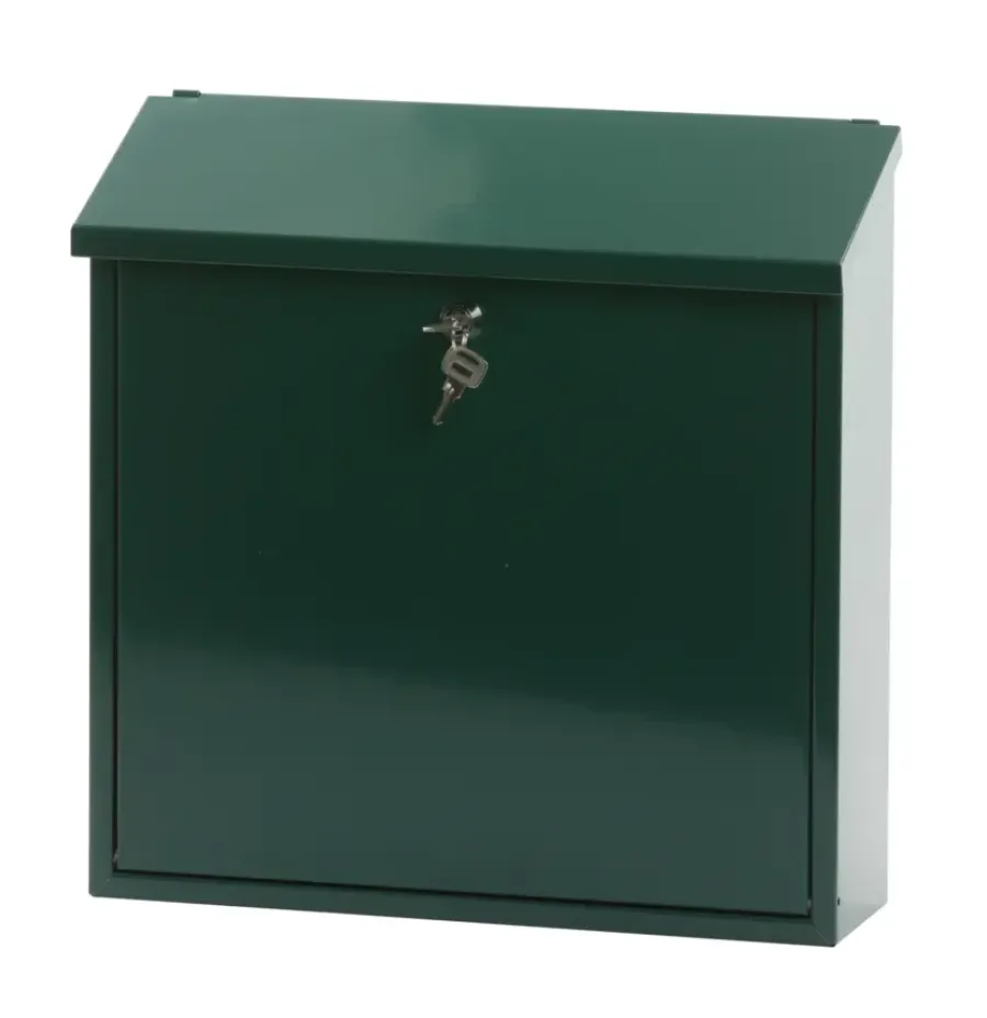 Brievenbussen|Brievenbussen > V-part Brievenbus Malagan groen