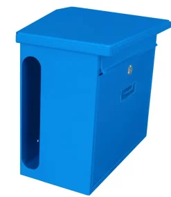 Brievenbussen|Brievenbussen > V-part Brievenbus staal Zamoran blauw