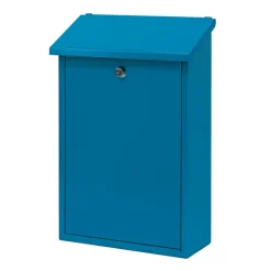 Brievenbussen|Brievenbussen > V-part Brievenbus Toledon blauw