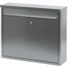 Brievenbussen|Brievenbussen > V-part Wandbrievenbus Granadan RVS - 31.5 cm