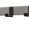 V-Part wandkapstok HIQ 3 haken - grijs / zwart