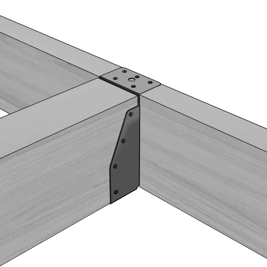 Houtverbinders|Houtverbinders > Geen Waelbers balkdrager met lange lip 75 x 175 mm verzinkt