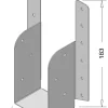 Houtverbinders|Houtverbinders > Geen Waelbers raveeldrager met strip 190 x 59 mm verzinkt