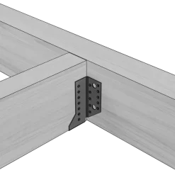 Houtverbinders|Houtverbinders > Geen Waelbers raveeldrager zwaar 59 x 138 mm zwart