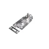 Waelbers rolschuif met bocht 120 mm RVS